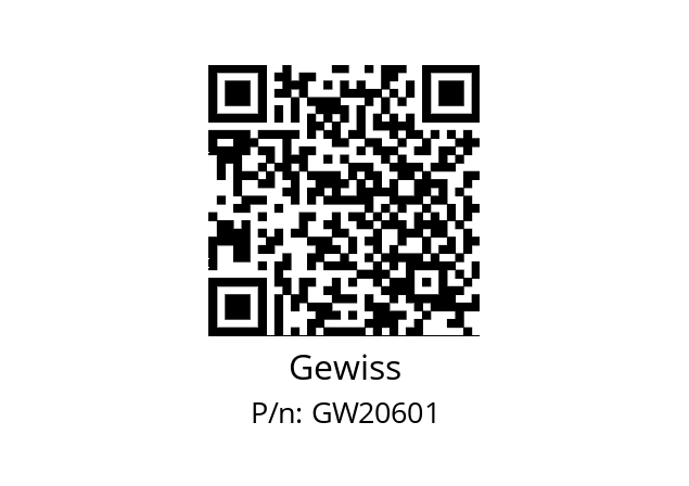   Gewiss GW20601