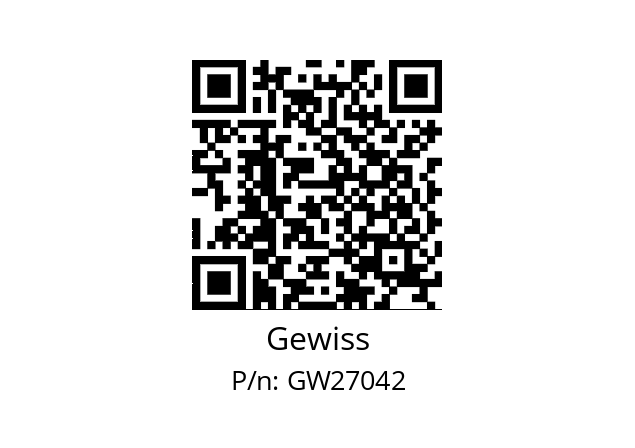   Gewiss GW27042