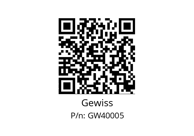   Gewiss GW40005