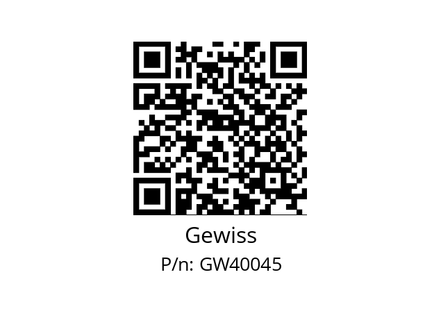   Gewiss GW40045