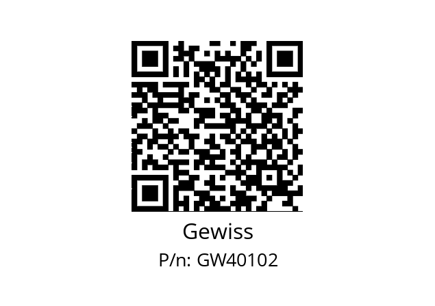   Gewiss GW40102