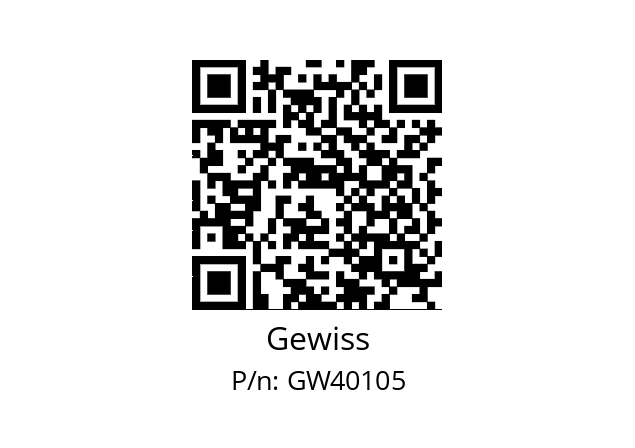   Gewiss GW40105