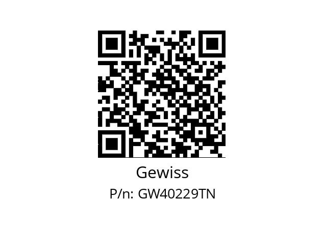   Gewiss GW40229TN