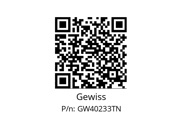   Gewiss GW40233TN