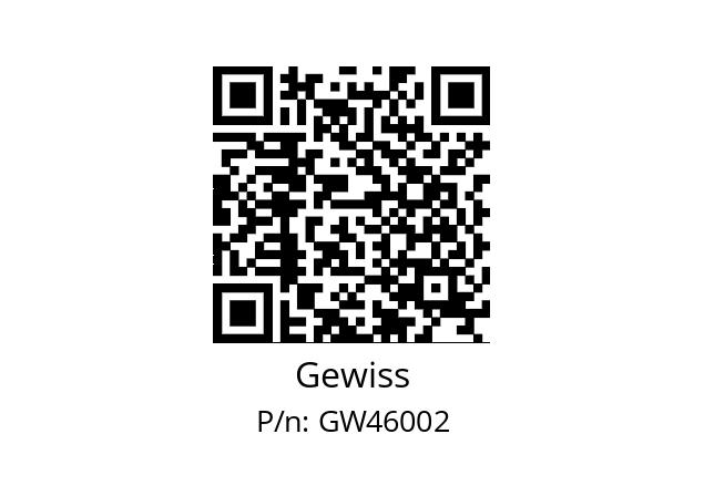   Gewiss GW46002