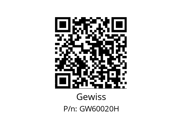   Gewiss GW60020H