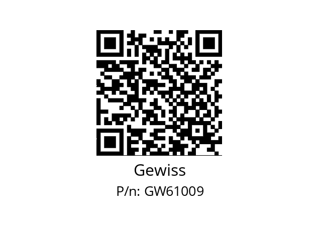   Gewiss GW61009