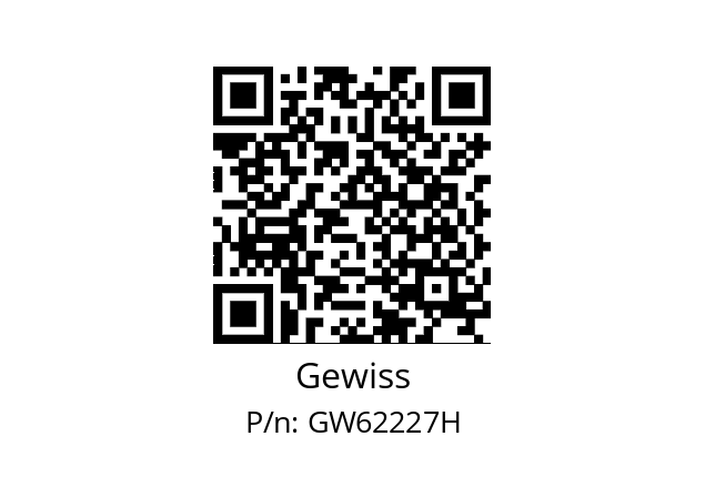   Gewiss GW62227H