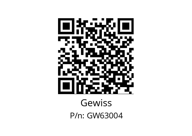   Gewiss GW63004