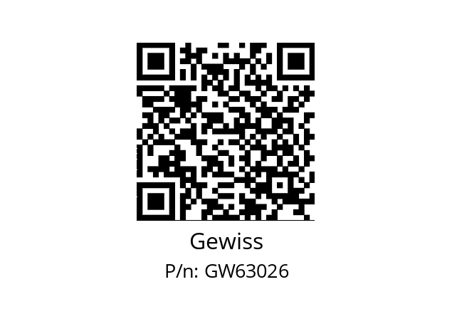   Gewiss GW63026