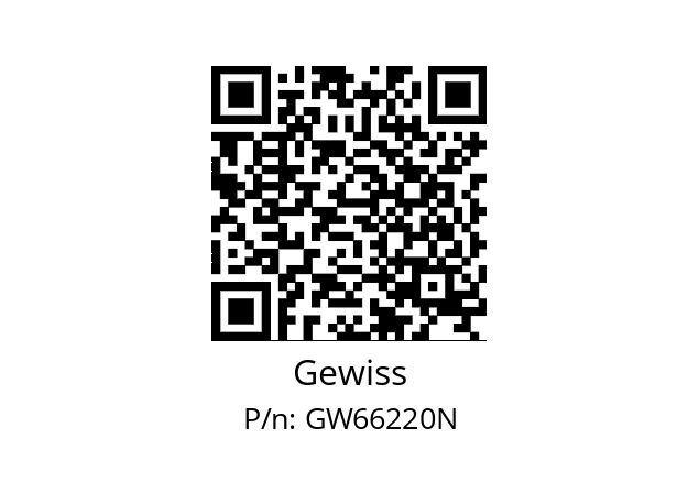   Gewiss GW66220N