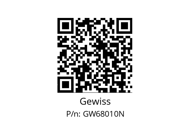   Gewiss GW68010N