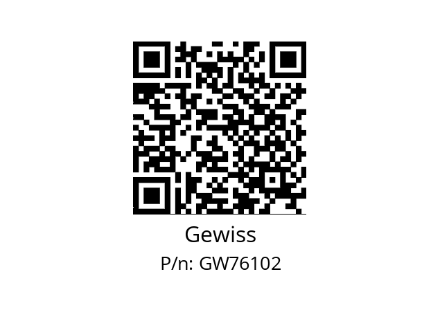   Gewiss GW76102