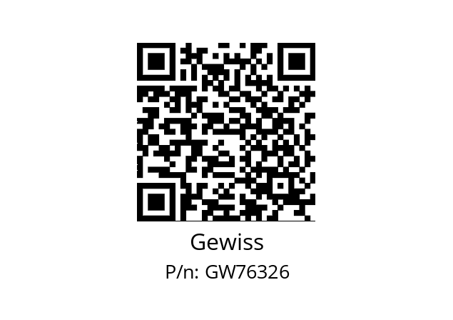   Gewiss GW76326