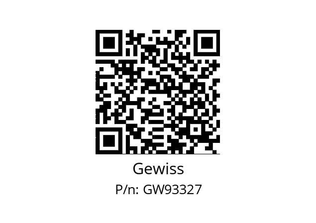   Gewiss GW93327