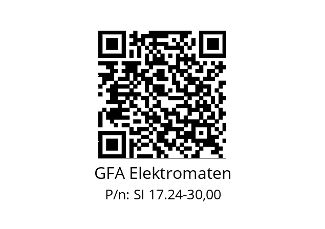   GFA Elektromaten SI 17.24-30,00