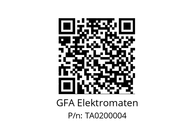   GFA Elektromaten TA0200004