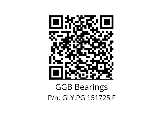   GGB Bearings GLY.PG 151725 F