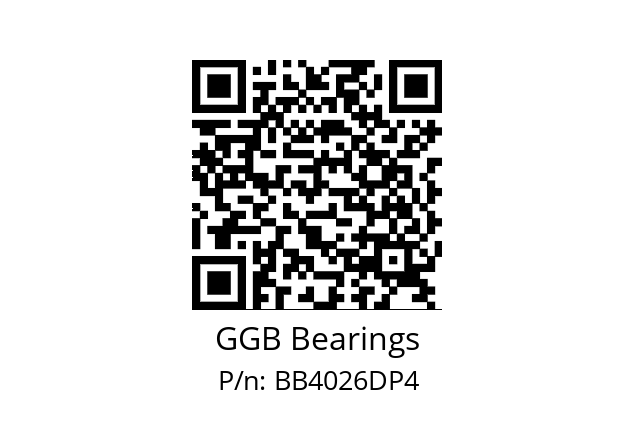   GGB Bearings BB4026DP4