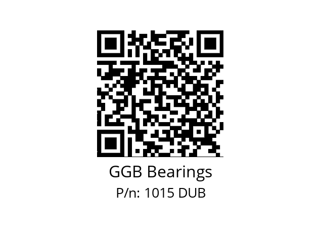   GGB Bearings 1015 DUB