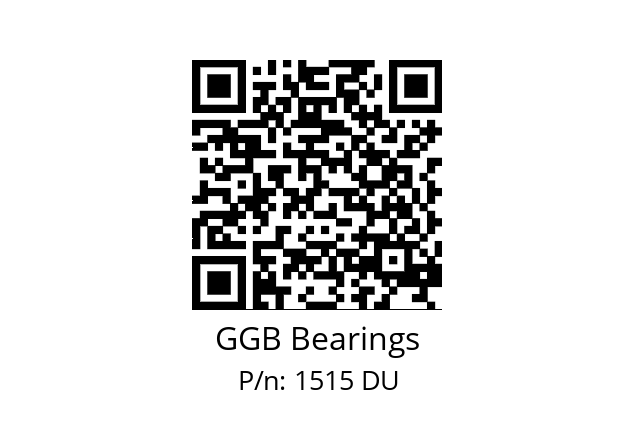   GGB Bearings 1515 DU