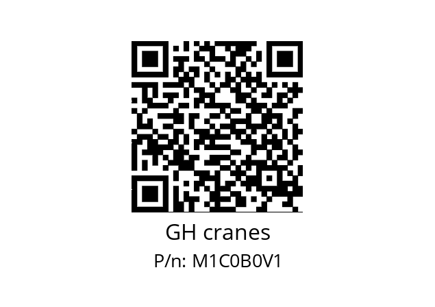   GH cranes M1C0B0V1