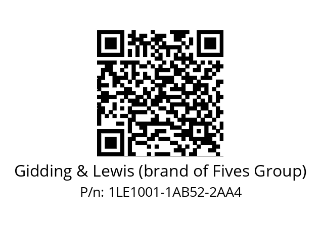   Gidding & Lewis (brand of Fives Group) 1LE1001-1AB52-2AA4