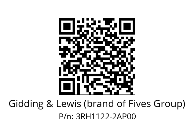   Gidding & Lewis (brand of Fives Group) 3RH1122-2AP00