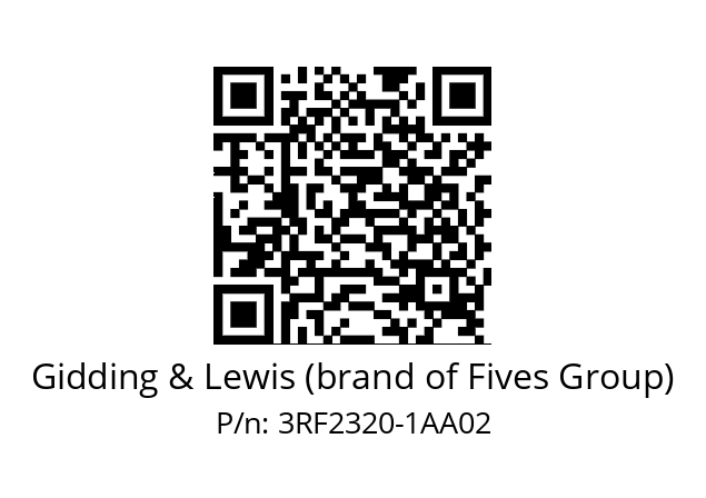   Gidding & Lewis (brand of Fives Group) 3RF2320-1AA02