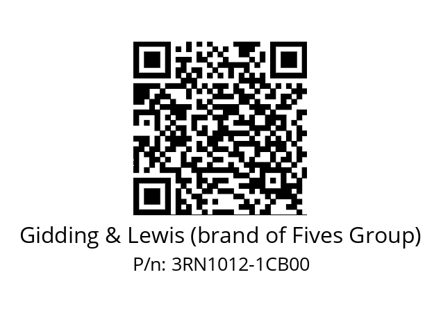   Gidding & Lewis (brand of Fives Group) 3RN1012-1CB00