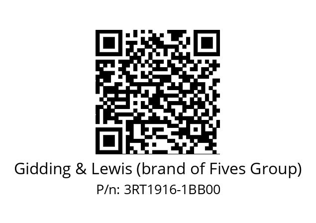   Gidding & Lewis (brand of Fives Group) 3RT1916-1BB00