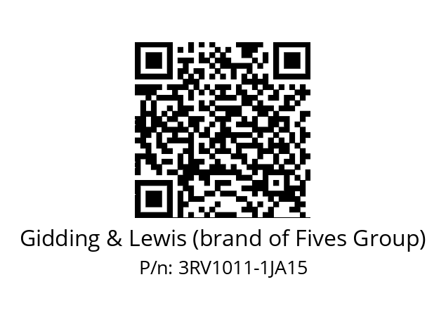   Gidding & Lewis (brand of Fives Group) 3RV1011-1JA15