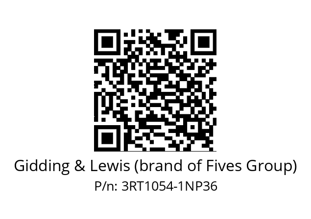   Gidding & Lewis (brand of Fives Group) 3RT1054-1NP36