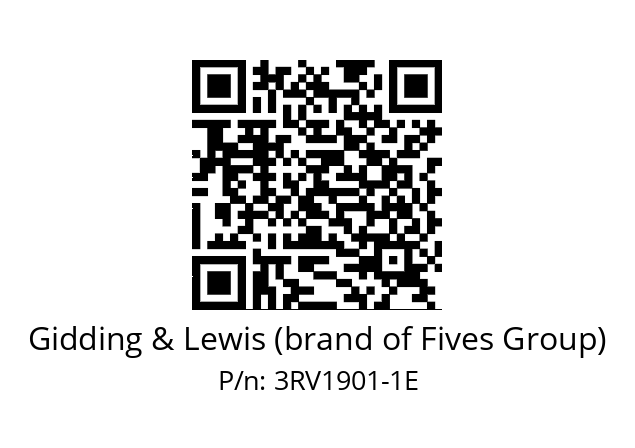   Gidding & Lewis (brand of Fives Group) 3RV1901-1E