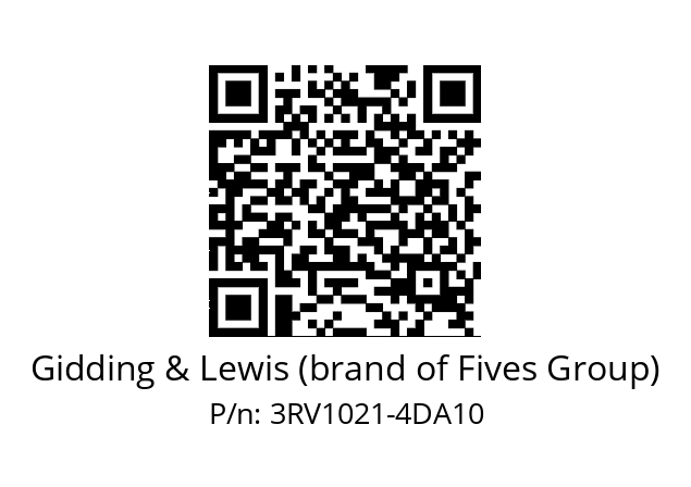   Gidding & Lewis (brand of Fives Group) 3RV1021-4DA10