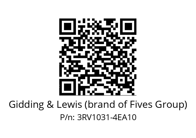   Gidding & Lewis (brand of Fives Group) 3RV1031-4EA10