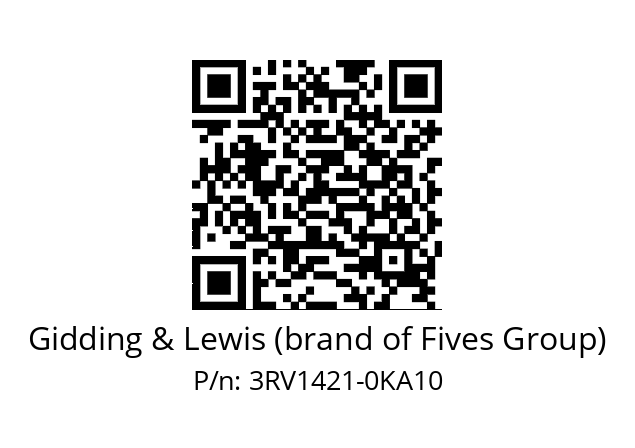   Gidding & Lewis (brand of Fives Group) 3RV1421-0KA10