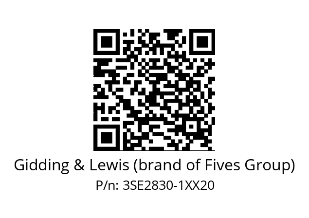   Gidding & Lewis (brand of Fives Group) 3SE2830-1XX20