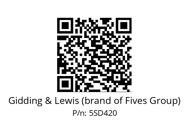   Gidding & Lewis (brand of Fives Group) 5SD420