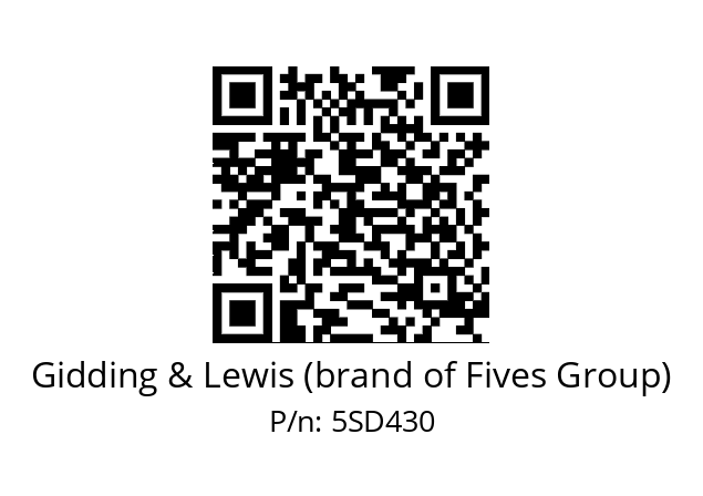   Gidding & Lewis (brand of Fives Group) 5SD430