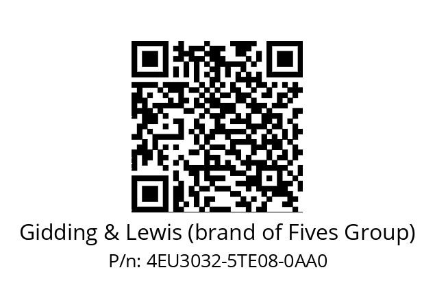   Gidding & Lewis (brand of Fives Group) 4EU3032-5TE08-0AA0