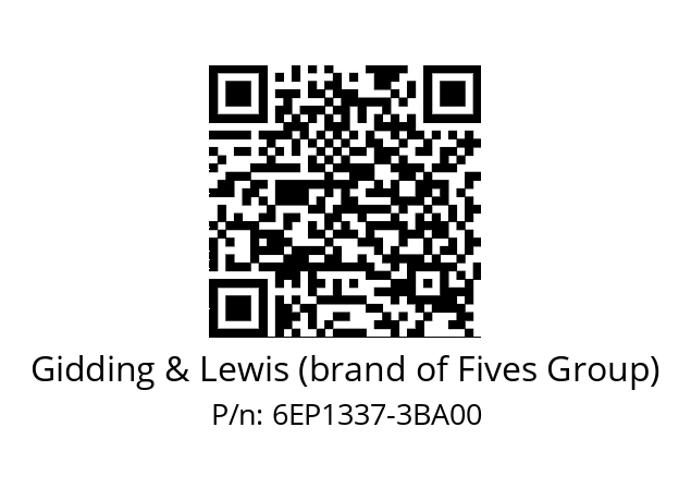   Gidding & Lewis (brand of Fives Group) 6EP1337-3BA00