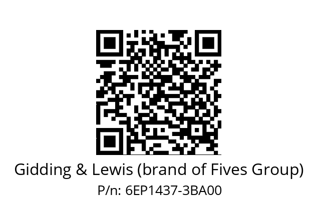   Gidding & Lewis (brand of Fives Group) 6EP1437-3BA00