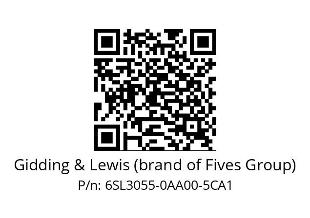   Gidding & Lewis (brand of Fives Group) 6SL3055-0AA00-5CA1