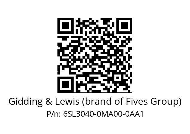   Gidding & Lewis (brand of Fives Group) 6SL3040-0MA00-0AA1