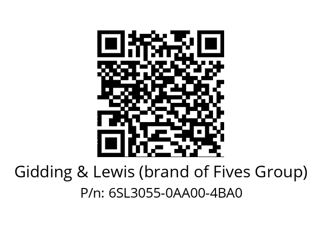   Gidding & Lewis (brand of Fives Group) 6SL3055-0AA00-4BA0