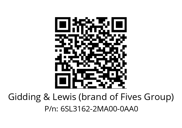   Gidding & Lewis (brand of Fives Group) 6SL3162-2MA00-0AA0