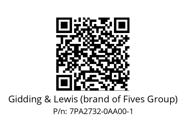   Gidding & Lewis (brand of Fives Group) 7PA2732-0AA00-1