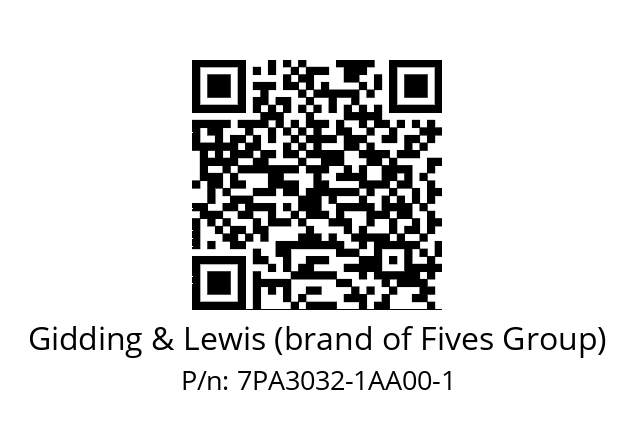   Gidding & Lewis (brand of Fives Group) 7PA3032-1AA00-1