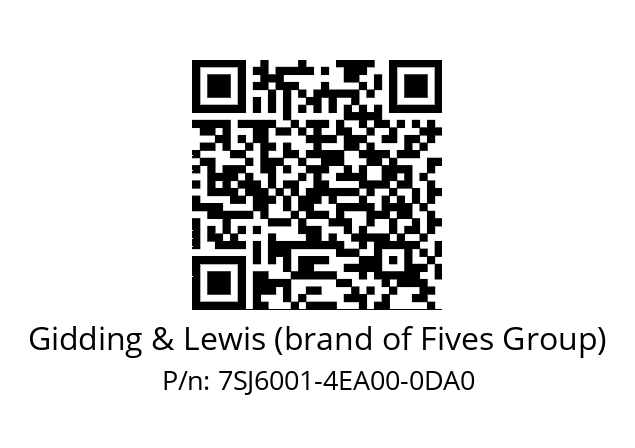   Gidding & Lewis (brand of Fives Group) 7SJ6001-4EA00-0DA0